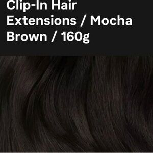 20" Mocha Brown Clip-In Hair Extensions